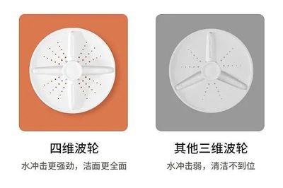 折叠洗衣机 一体设计、小巧便携，内衣清洁告别手搓时代